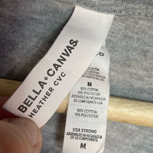 5 for‎ $25🔥Bella Canvas "Jesus Texas & Tacos" Grey T-Shirt Medium - Picture 3 of 5